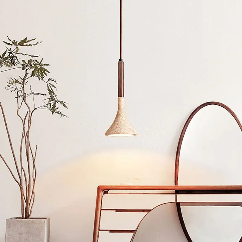 Axyaa Yellow Marble Pendant Light - Nordic LED Hanging Lamp for Dining Room