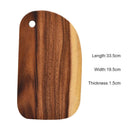 Axyaa Acacia Wood Bread Board & Chopping Board - Multi-Use Cutting Tray