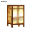 Axyaa Bamboo Study Table Lamp - Japanese Style Warm Decoration