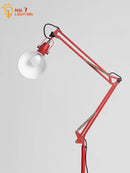 Axyaa Medieval Three-fold Robotic Arm Floor Lamp LED E27 Industrial Standing Lamp