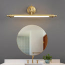 Axya Full Copper Mirror Front Wall Lamp for Bathroom with LED Anti-fog Light