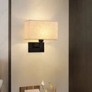 Axyaa Adjustable LED Fabric Wall Light for Bedroom Bedhead Reading