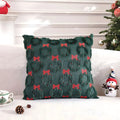 Axyaa Christmas Theme Embroidered Pillow Cover 45x45cm - Home Sofa Decoration