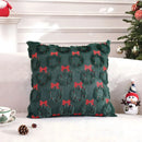 Axyaa Christmas Theme Embroidered Pillow Cover 45x45cm - Home Sofa Decoration