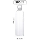 Axyaa Glass Water Bottle: Portable Multi-function Milk Cup for Travel and Sports
