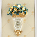 Axyaa Diamond Resin Vase Wall Hanging for Elegant Home Decor