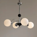 Cream Glass Ball Pendant Light by Axyaa: Modern French Style, Retro Design for Home Decor.