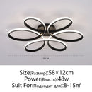 Axyaa Flower Ceiling Light: Nordic Warm LED for Bedroom, Living Room, Study & Restaurant.