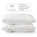 Axyaa Cotton Soybean Fiber Pillow for Neck Support and Comfort