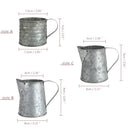 Axya Retro Wrought Iron Kettle for Home Decor, Vintage Teapots Cups & Photography Props