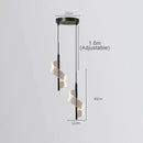 Axyaa Nordic Spiral LED Pendant Lights Modern Acrylic Home Decoration