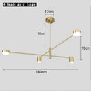 Axyaa Nordic Branch-Shaped Chandelier - Modern Wrought Iron Minimalist Design