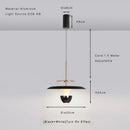 Axyaa LED Chandelier - Modern Minimalist Pendant Lamp for Home Decor