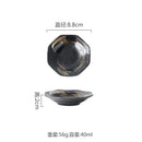 Axyaa Ceramic Seasoning Dish Retro Sauce Plate Sushi Bowl Molecular Cuisine Tableware