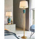 Axyaa Modern Nordic Ceramic LED Floor Lamp for Home Decor