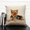Axyaa Dog Pattern Cushion Cover for Family Sofa and Car Decoration