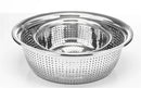 Axya Stainless Steel Mesh Sifter Colander Strainer Sieve - Round Basin Filter Tray Basket