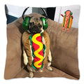 Axyaa Influencer Pug Cushion Cover - Funny Dog Home Decor Pillow Case