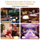 Axyaa Solar LED Stone Lamp: IP65 Waterproof, Portable, Decorative Lighting for Outdoor Spaces