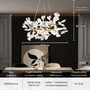 Axyaa Ginkgo Leaf Lamps: Branch Chandeliers for Living Room, Dining Room, Art Hall