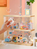 Axyaa Anime Figure Display Case for Q Version Collectibles