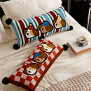 Axyaa Cartoon Dog Rectangular Pillow Mid-Century Style Home Backrest Cushion