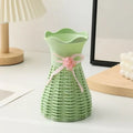 Axyaa Porcelain Style DIY Flowerpot Vase Home Decoration Ornaments