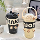 Axyaa Stainless Steel Vacuum Flask Insulated Tumbler Thermal Cup 450ml