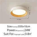 Axyaa Nordic Ceiling Light for Full Spectrum Eye Protection in Cream Style