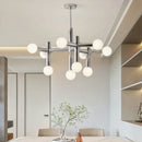Axyaa Stainless Steel LED Pendant Chandelier for Home & Office