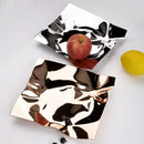 Axya Stainless Steel Wavy Fruit Plate Tray Home Decoration Ornament