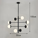 Modern LED Chandelier Pendant Lights for Dining Room by Axyaa