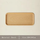 Axyaa Wooden Butterfly Plate - Rectangular Japanese Dining Tray