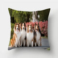 Axyaa Pug Dog Print Cushion Cover Throw Pillow for Sofa Living Room Decor