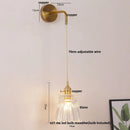 Axyaa LED Wall Lights Bar Clear Glass Bedside Lamp Stair Light Fixtures