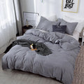 Axyaa Brushed Duvet Cover Set - Soft & Durable Queen/King Size Bedding