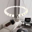 Nordic Black Metal LED Chandeliers by Axyaa