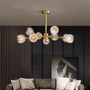 Axyaa Crystal Chandelier Pendant Light for Living Room and Bedroom