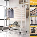 Axyaa Floor-to-Ceiling Clothes Rack: Indoor Drying Hanger & Coat Rack