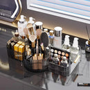 Axyaa Rotating Acrylic Makeup Organizer with Large Capacity & Divided Sections