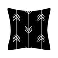 Axyaa Geometry Polyester Cushion Cover 45x45, Decorative Sofa Pillowcase Blue Yellow Black Home Décor