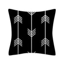 Axyaa Geometry Polyester Cushion Cover 45x45, Decorative Sofa Pillowcase Blue Yellow Black Home Décor