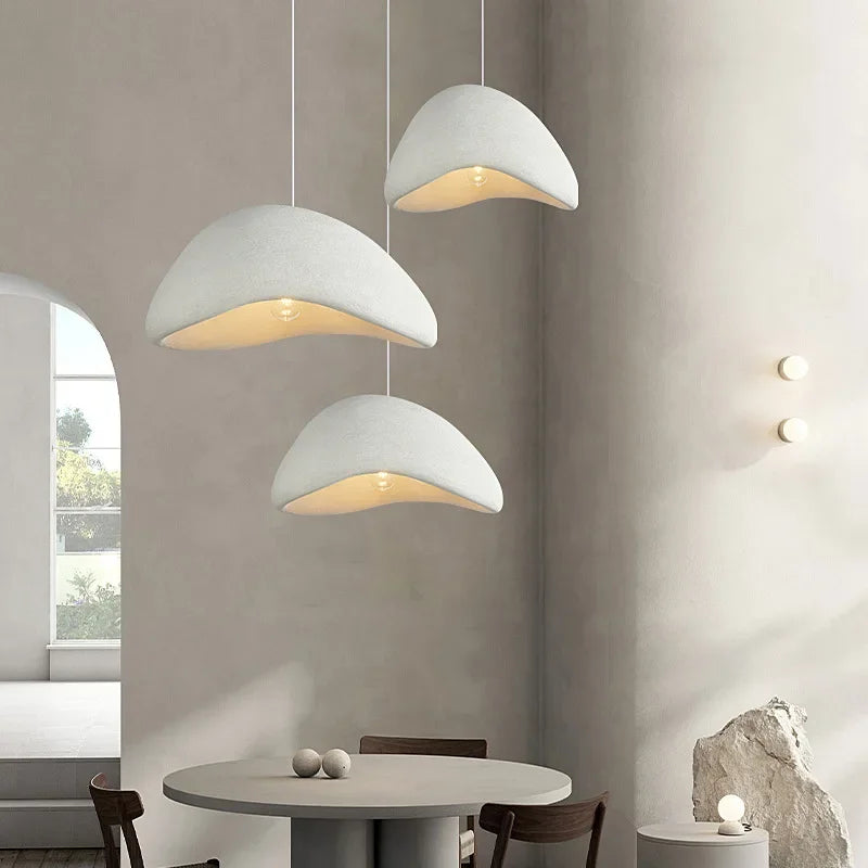 Wabi Sabi Chandelier LED Pendant Light by Axyaa - Modern Minimalist Design