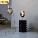 Axyaa Glass Desk Lamp Floor Lamp: Modern Simple Living Room Bedroom Lighting