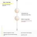 Axyaa Modern LED Floor Lamp Chrome Metal Desk Lamp White Acrylic Ball Lights