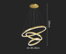 Axyaa Nordic Stair Chandelier, Living Room Bedroom Dining Room Pendant Lights, Ceiling Light