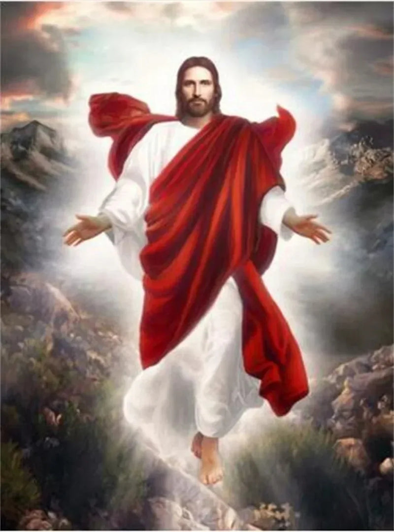 Axyaa Jesus Tapestry: Christmas Wall Hanging Cloth for Home Decor