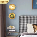 Axyaa Modern Luxury Glass Wall LED Lamp for Bedroom, Living Room, and Hotel Decoration