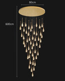 Axyaa Modern LED Pendant Light Chandeliers for Living and Dining Room