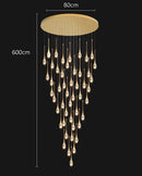 Axyaa LED Pendant Light Chandeliers for Modern Home Decor & Indoor Lighting